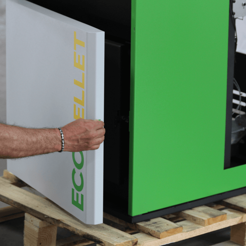 EcoPellet 12 kW Komplettset – Pelletheizung mit Hygienespeicher