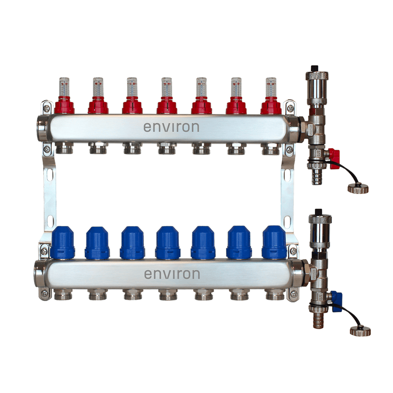 Festwertregelset M059 mit Grundfos UPM3 25/6 Hocheffizienzpumpe und Heizkreisverteiler und Zubehör