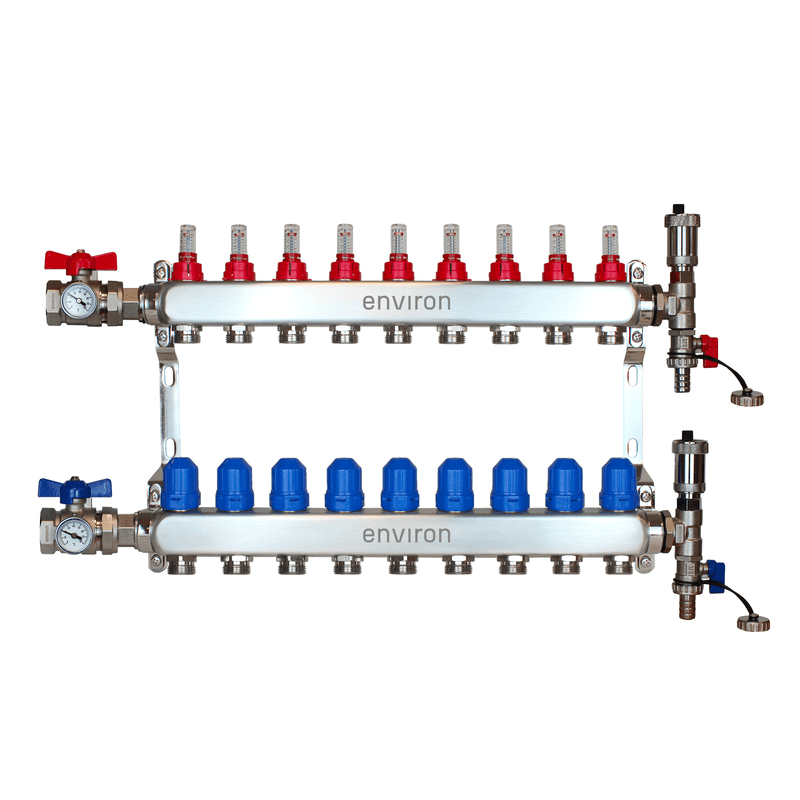 Festwertregelset M059 mit Wilo Para 25/6 Hocheffizienzpumpe und Heizkreisverteiler und Zubehör