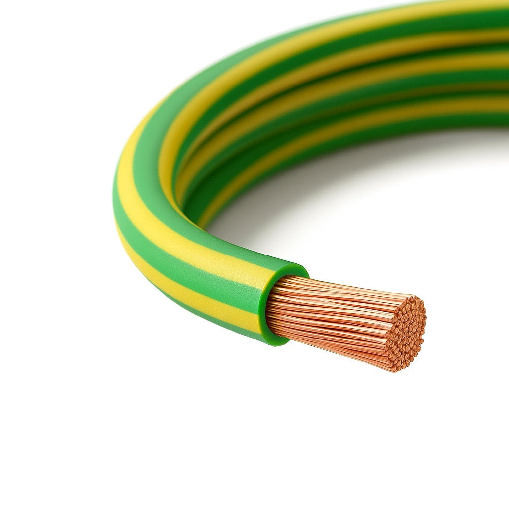 Erdungskabel 4mm² H07V-K Grün/Gelb – Feindrähtige & Flexible Aderleitung mit PVC-Isolierung
