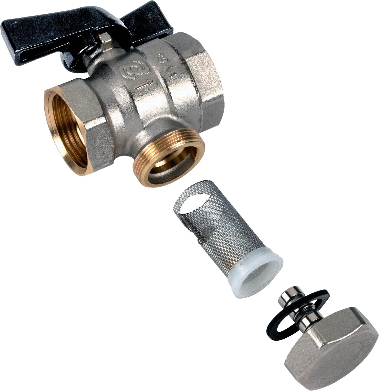 Magnet-Kugelhahn 1" DN25 – mit Filter & Magnet