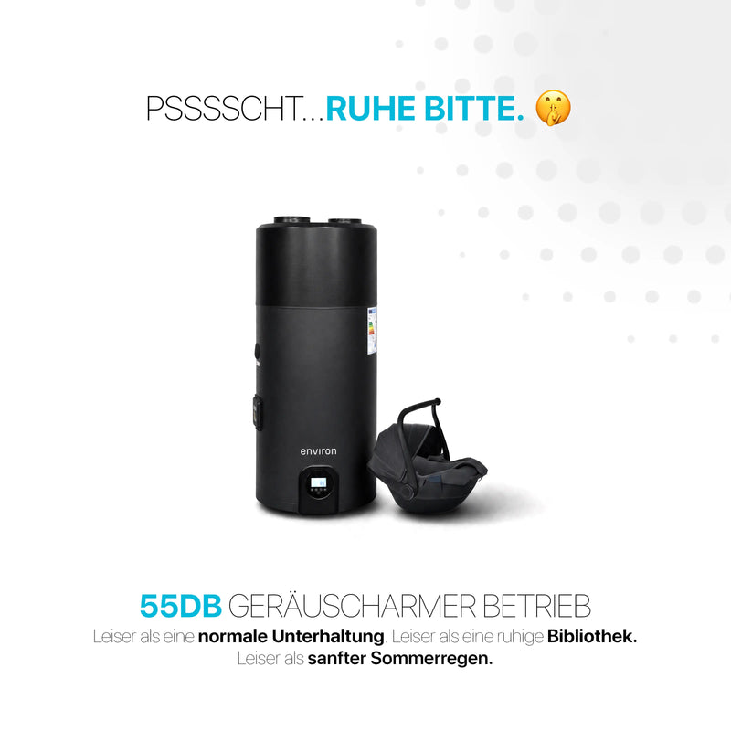 AquaBoost A+ Brauchwasserwärmepumpe 100l Wandhängend & Bodenstehende Montage