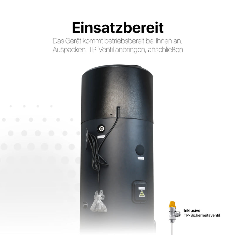 AquaBoost A+ Brauchwasserwärmepumpe 100l Wandhängend & Bodenstehende Montage