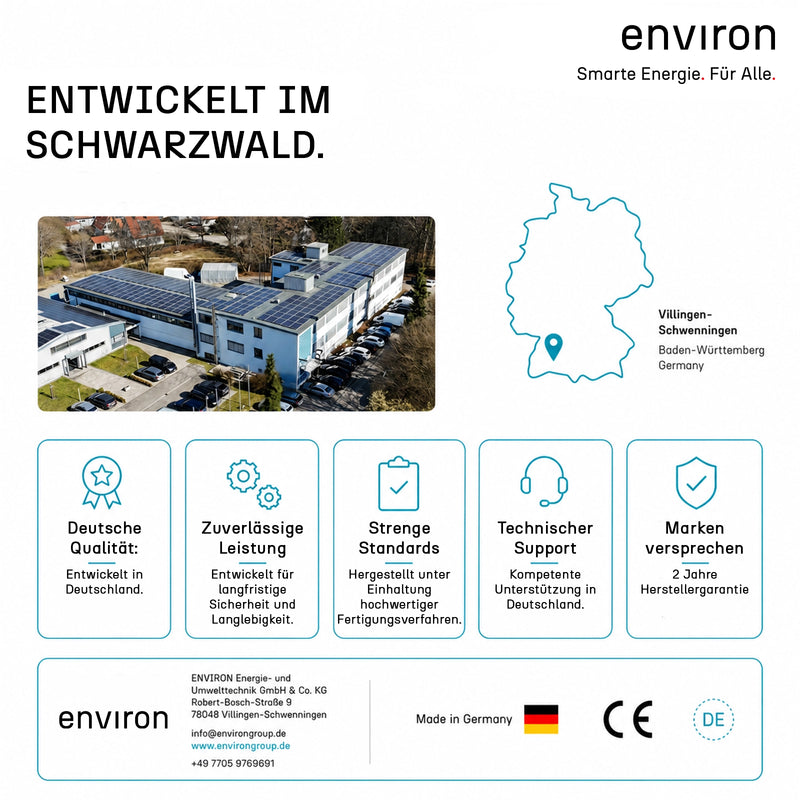 environ Clima 8 – Klemmleiste Fußbodenheizung 8 Zonen 230V Zonenregler
