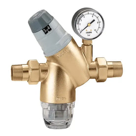 Riduttore di pressione con filtro 3/4" Caleffi 535150 + filtro di ricambio + manometro