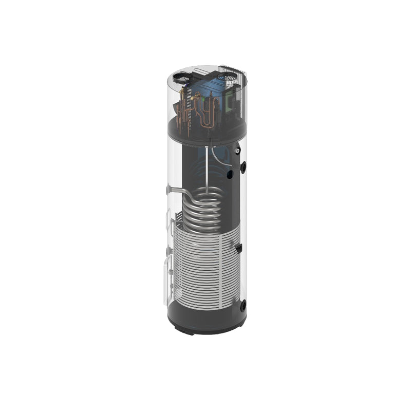 AquaBoost A+ Brauchwasserwärmepumpe 200 Liter – mit Wärmetauscher