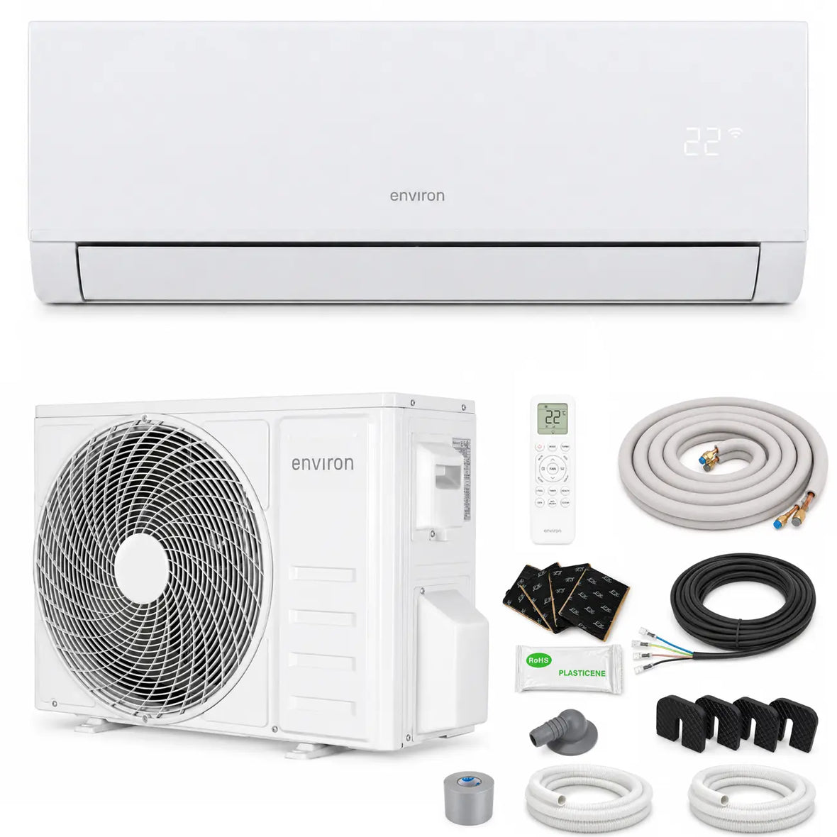 ClimaBoost A+++ Split Klimaanlage Quick Connect 12.000 BTU (3,5 kW) Komplettset