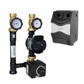 ProfiMix ENT001 DN32 gruppo pompa circuito di riscaldamento con miscelatore a tre vie, attuatore Environ END05 e pompa ad alta efficienza Environ EcoStar II 32/8