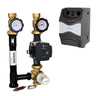 Gruppo pompa circuito riscaldamento ProfiMix con miscelatore a tre vie, testa termostatica a capillare 20-70°C e pompa ad alta efficienza Grundfos UPM3 Hybrid 25/7