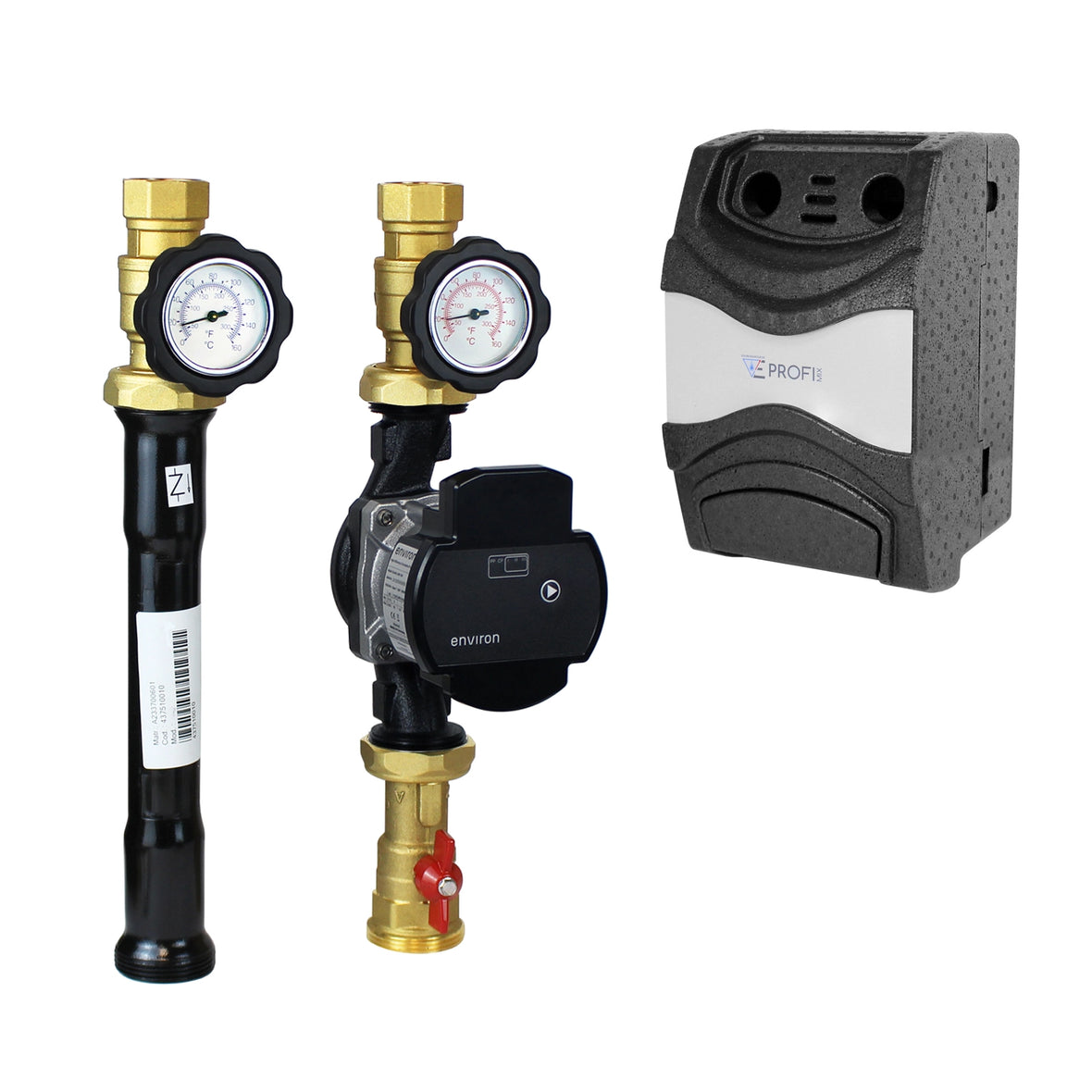 ProfiMix heating circuit pump group direct, with Environ EcoStar 25/6 high-efficiency pump