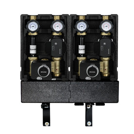 Environ module distributor group 2x mixed heating circuits with distributor bars
