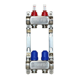 Distributore circuito di riscaldamento in acciaio inox – da 2 a 12 circuiti