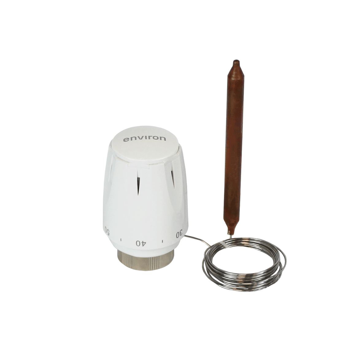 Testa termostatica con sensore capillare 20–70°C M30 x 1,5 – sensore remoto, tubo capillare 2 m