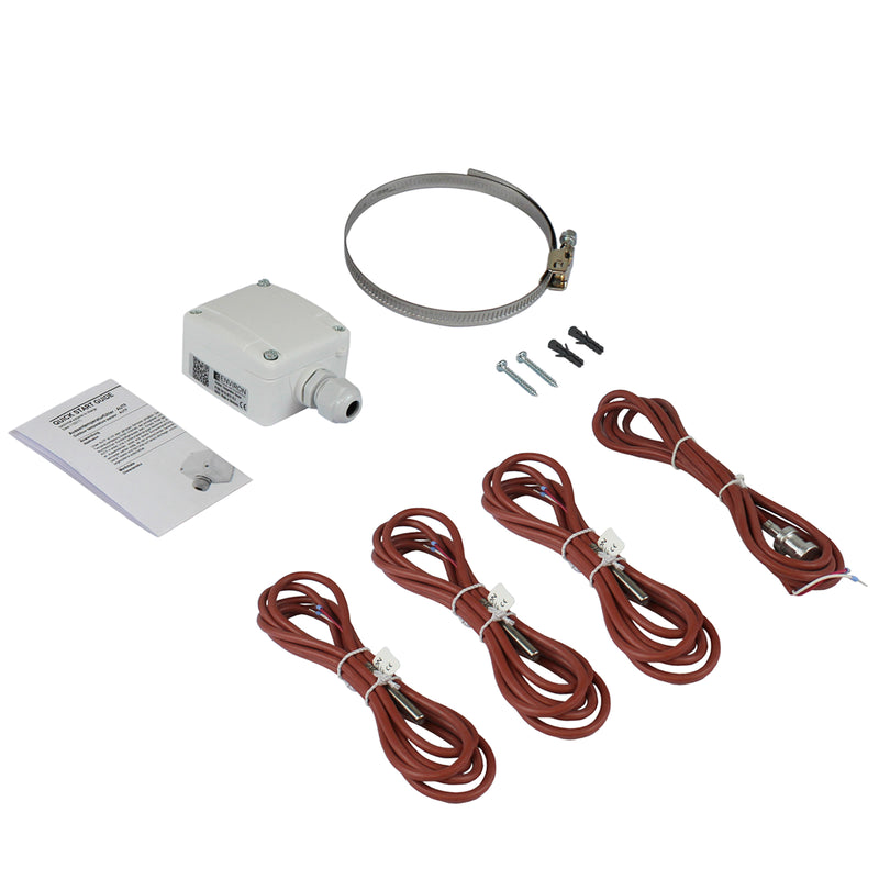 Temperature difference controller Clima500 for wood boilers and fireplaces