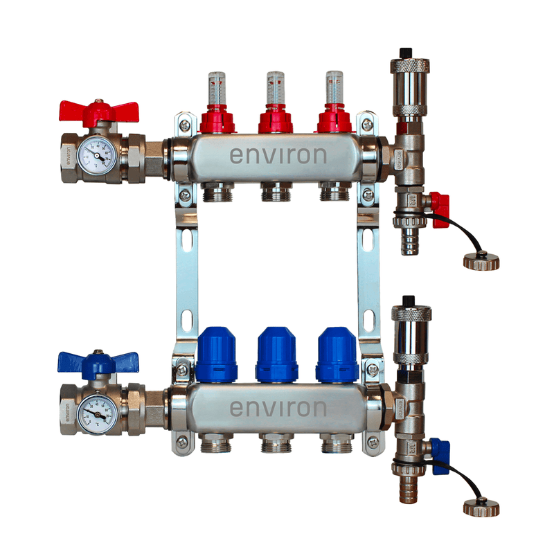 Festwertregelset M059 mit Wilo Para 25/6 Hocheffizienzpumpe und Heizkreisverteiler und Zubehör