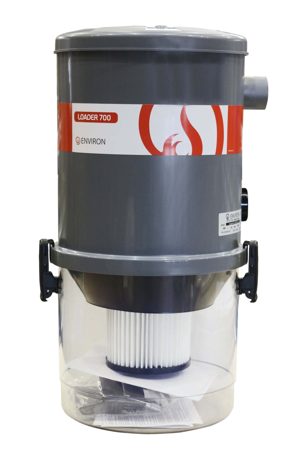 LOADER 700 Pellet-Saugturbine – 1,3 kW zentrale Saugeinheit mit E11-Filter