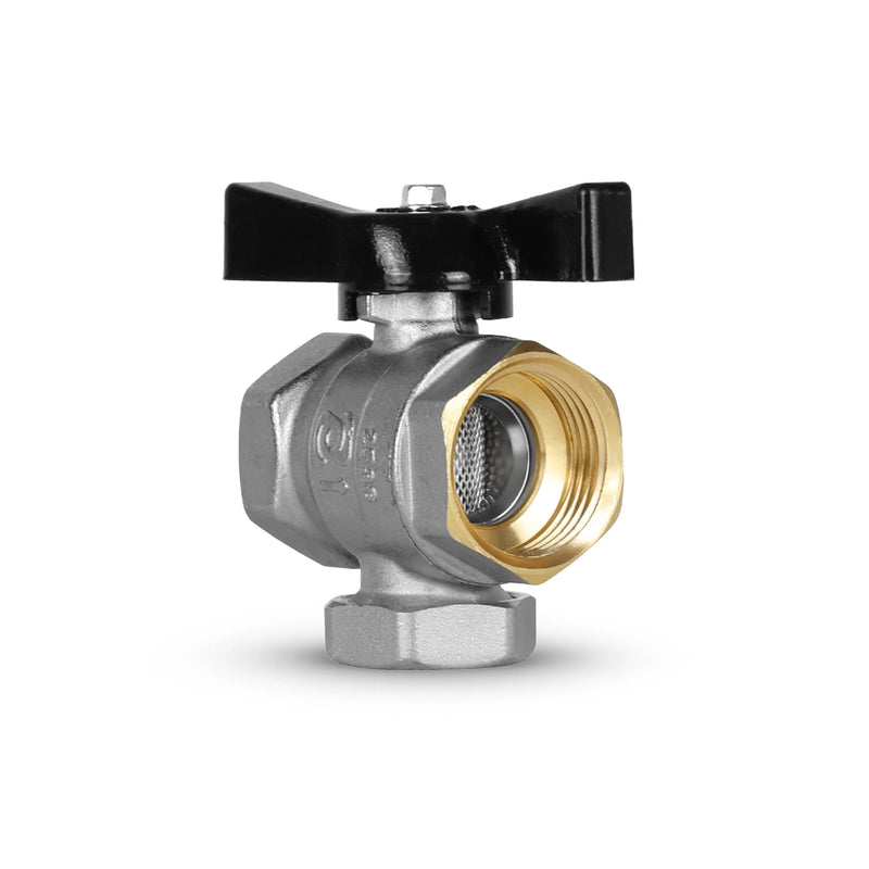 Magnet-Kugelhahn 1" DN25 – mit Filter & Magnet