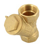 Filtro sporco in ottone 1" femmina DN25 con setaccio in acciaio inox filtro a Y per impianto di riscaldamento