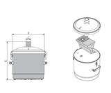 Mini-DUSTLESS Staubabscheider – kompakte Filtration & Geräuschreduktion für kleinere Pelletanlagen