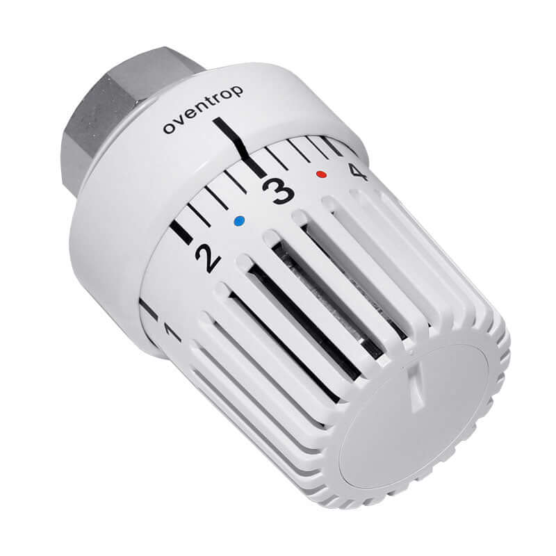Termostato Oventrop "Uni LH" 7-28 °C, 0 * 1-5, sensore liquido M 30 x 1,5 bianco 1011465