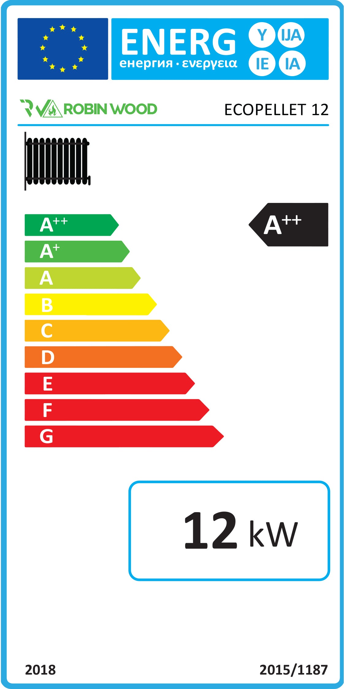 Robin Wood EcoPellet 12 kW – A++ Pelletkessel