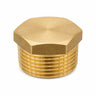 Raccordo filettato in ottone tappo AG – 3/8", 1/2", 3/4", 1", 1 1/4", 1 1/2"