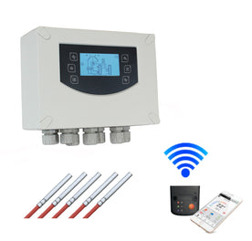 Environ Tsol600 inBox solar control / temperature difference controller with sensor set and WiFi module and app