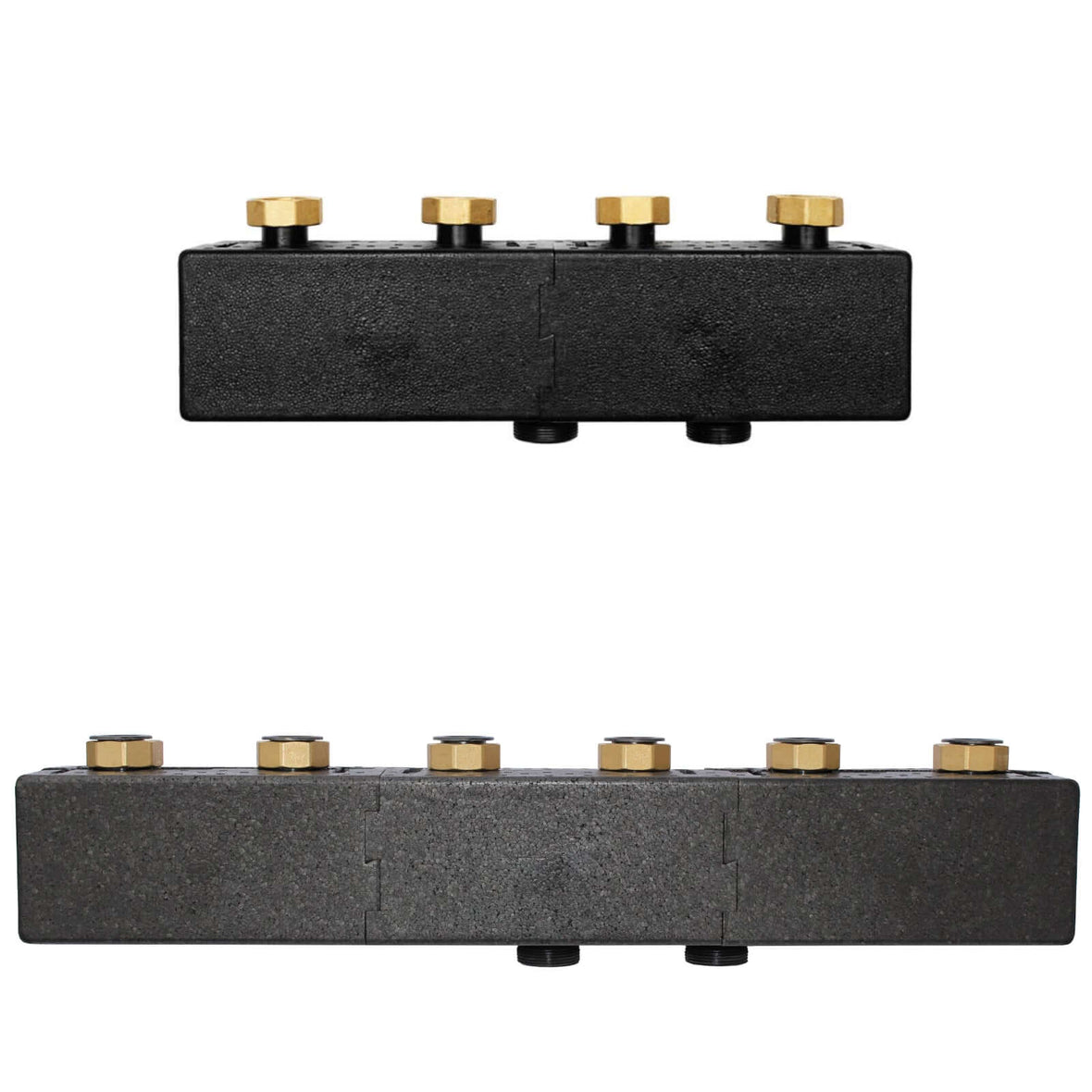 Barra distributrice DN32 per gruppi pompe da 2 a 5 vie