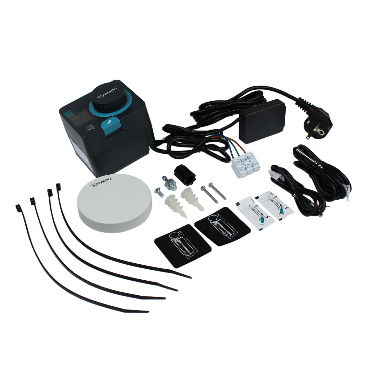 Environ Clima20+ Plus weather-compensated actuator - all in one including: sensor set and mounting kit 