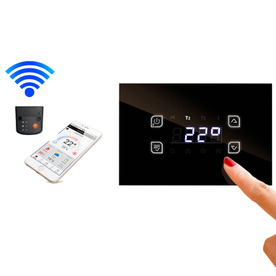 GLH110 Glass Touch – regolatore differenziale di temperatura – per stufe a legna, caldaie a legna e circuiti di riscaldamento