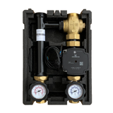 Surpresseur de retour Thermoreflux X avec thermostat à valeur fixe 60°C et pompe à haut rendement Grundfos UPM3 Hybrid 25/7