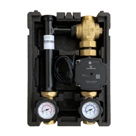 Surpresseur de retour Thermoreflux X avec thermostat à valeur fixe 60°C et pompe à haut rendement Grundfos UPM3 Hybrid 25/7