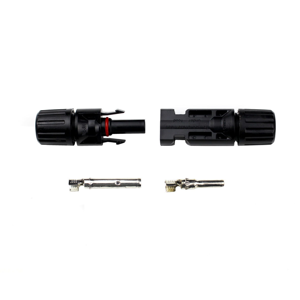 Solarstecker Set MC4 kompatibel – Stecker + Buchse – 2,5 / 4 / 6 mm² – IP67 – 1000V