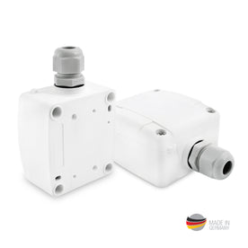 Außentemperaturfühler NTC5K / NTC10K / PT1000 – IP65, -50…+90°C, Gebäudeautomation