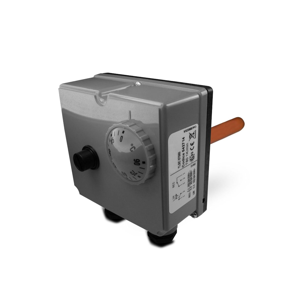 Thermostat à double immersion 0-90°C avec STB 90-110°C